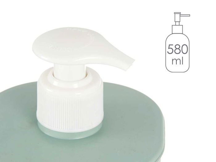 Berilo Dosificador Baño Plástico 580ml Verde Menta 9x16.5x12cm (Set de 36)