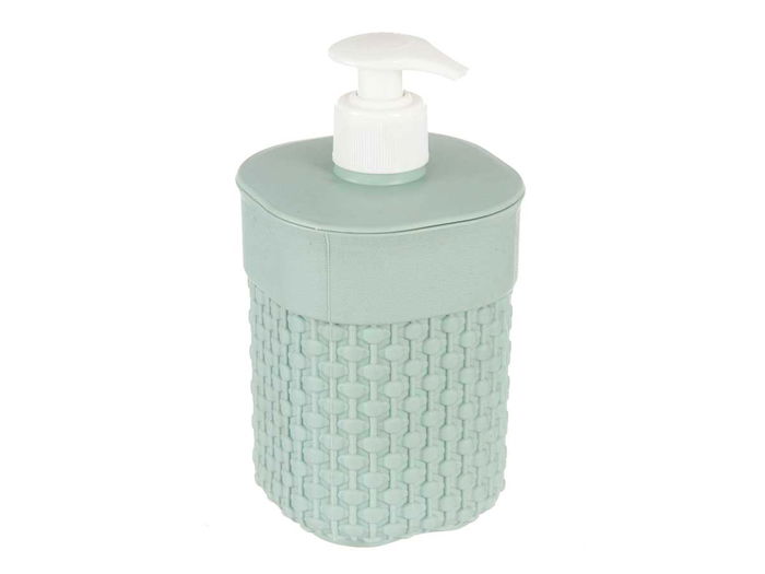 Berilo Dosificador Baño Plástico 580ml Verde Menta 9x16.5x12cm (Set de 36)