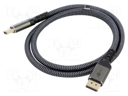 GOOBAY Cable DisplayPort 2.1 Textil 1m