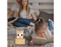 Wondee Lámpara Infantil Personalizable Little Unicorn Abeja Luz Nocturna Quit Miedos Madera Sostenible Batería Cable Tipo C
