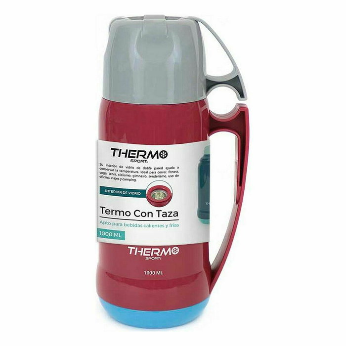 Termo de Viaje ThermoSport 1 L Multicolor 12 Unidades Termo de Viaje ThermoSport 1 L Multicolor 12 Unidades