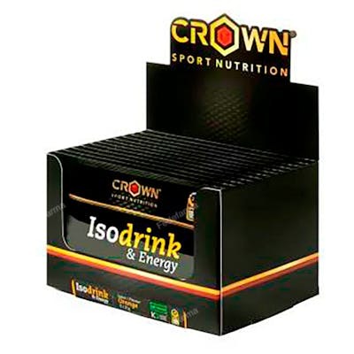 CROWN SPORT NUTRITION Bebida Isotónica Isodrink & Energy Monodosis Sabor Naranja 12x32g CROWN SPORT NUTRITION Bebida Isotónica Isodrink & Energy Monodosis Sabor Naranja 12x32g