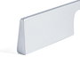 Trentadue Tirador Pilot Zamak 160mm Cromo y Aluminio RAL 9006 para Muebles