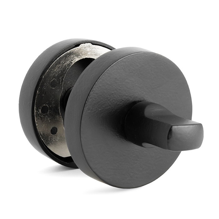 Jandel Juego Muletilla Desbloqueo Zamak 50X10 Cromo Cepillado Negro Acabado Negro