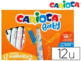 Rotulador Carioca Baby Marker Estuche De 12