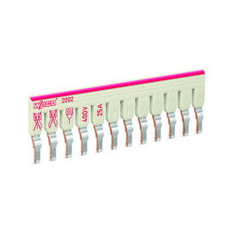 WAGO 2002-482 Peine de puentes 12-fach gris y rosa