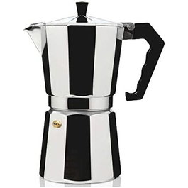 Cafetera Italiana Haeger Moka Aluminio