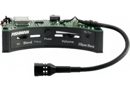 FISHMAN Sistema Ellipse Matrix Blend - Pastilla y Preamplificador con Micrófono y Salida de 3,2 mm