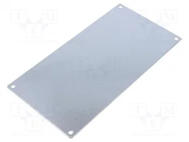FIBOX Placa de ensamblaje EURONORD de acero con recubrimiento de zinc