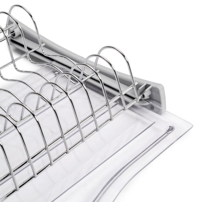 Emuca Escurreplatos para módulos altos Suprastar, módulo 600mm, Acero, Cromado