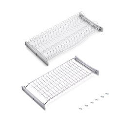 Emuca Escurreplatos Suprastar para módulo 600 mm, Cromado