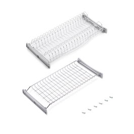 Emuca Escurreplatos para módulos altos Suprastar, módulo 600mm, Acero, Cromado