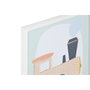 DKD Home Decor Set de 4 Cuadros de Lienzo de Vehículos 30x1,8x40 cm