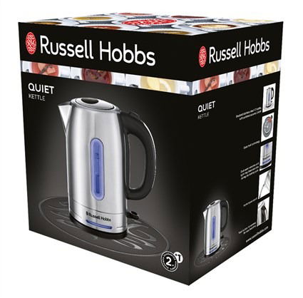 Russell Hobbs 26300-70 Hervidor de Agua Eléctrico con Tecnología de Ebullición Silenciosa, 1.7 Litros