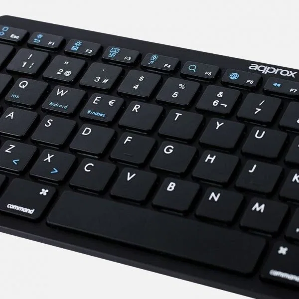 Approx Teclado MX300 Bluetooth Negro QWERTY Español