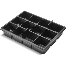 Tood TOO4009292789231 Inserto Modular, 3 a 12 Compartimentos, Para Caja Profesional, Encajable, 40x30x7 cm