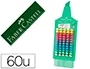 Faber castell Rotulador Textliner 1546 Pastel Expositor 60 unidades Colores Surtidos Fluorescente Trazo 1/5 mm