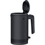 WMF 0413140071 KÜCHENminis Hervidor de Agua Eléctrico 0.8L 1800W, Acero Inoxidable/Negro, Protección Sobrecalentamiento