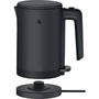 WMF 0413140071 KÜCHENminis Hervidor de Agua Eléctrico 0.8L 1800W, Acero Inoxidable/Negro, Protección Sobrecalentamiento