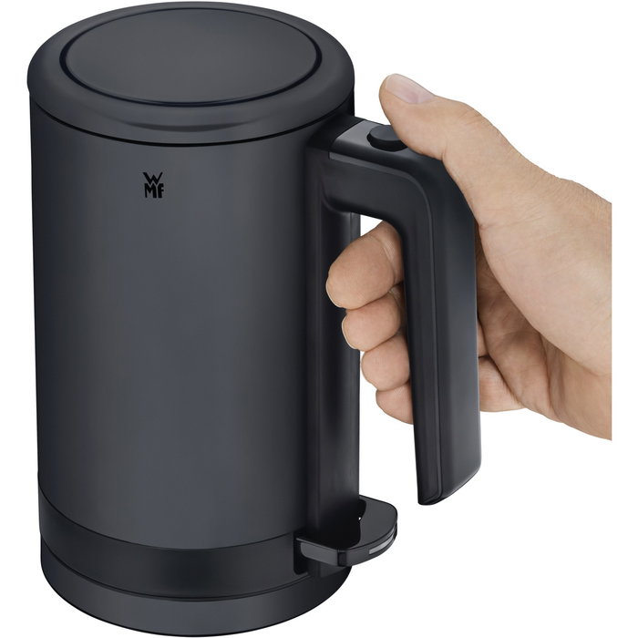WMF 0413140071 KÜCHENminis Hervidor de Agua Eléctrico 0.8L 1800W, Acero Inoxidable/Negro, Protección Sobrecalentamiento WMF 0413140071 KÜCHENminis Hervidor de Agua Eléctrico 0.8L 1800W, Acero Inoxidable/Negro, Protección Sobrecalentamiento