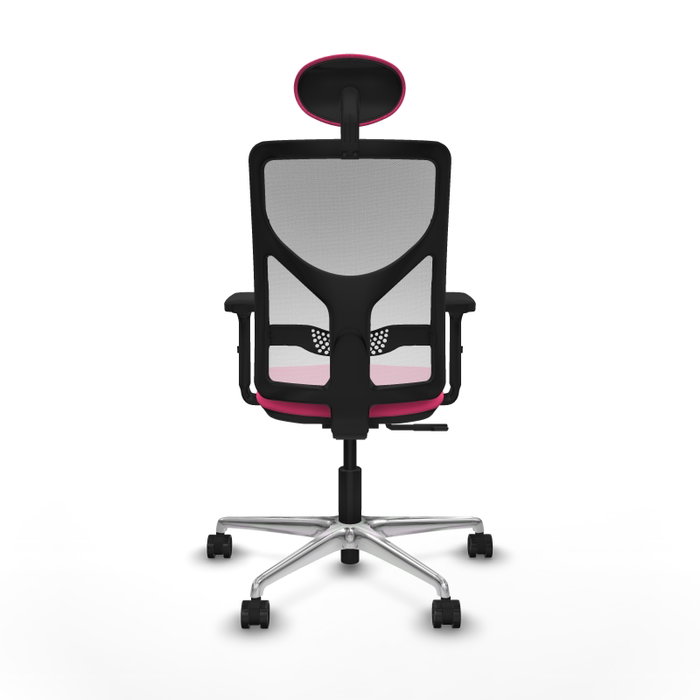 PIQUERAS Y CRESPO Silla de oficina Motilla Rosa y Blanco PIQUERAS Y CRESPO Silla de oficina Motilla Rosa y Blanco