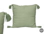 GIFTDECOR Cojín Ever Rayas Menta Verde 45x45cm (Pack de 8)
