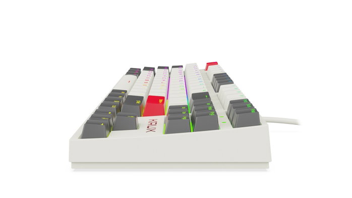 KRUX ATAX PRO RGB Creator Retro Gateron Yellow PRO Teclado Mecánico TKL Layout Polaco