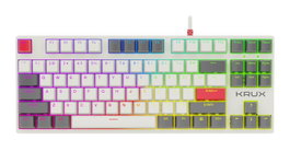 KRUX ATAX PRO RGB Creator Retro Gateron Yellow PRO Teclado Mecánico TKL Layout Polaco