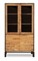 DKD Home Decor Vitrina Alpino Teca santkalp 100 x 185 x 40 cm Marron Negro