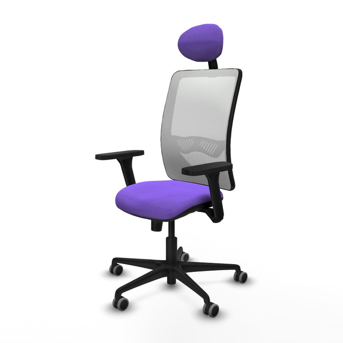 PIQUERAS Y CRESPO Silla de oficina Zulema con Mecanismo Sincro, Lila y Blanco PIQUERAS Y CRESPO Silla de oficina Zulema con Mecanismo Sincro, Lila y Blanco