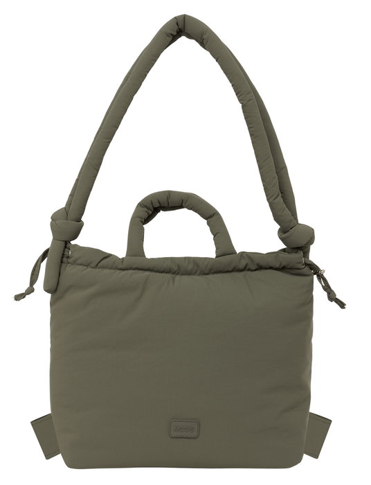 Safta Bolso Mochila Moos Capsula Acolchado Verde 40x31x17cm
