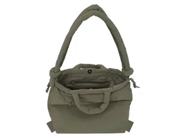 Safta Bolso Mochila Moos Capsula Acolchado Verde 40x31x17cm