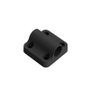 POTTKER Puente Guía Deslizante de Plástico Negro Mate para Tubo de 16 mm