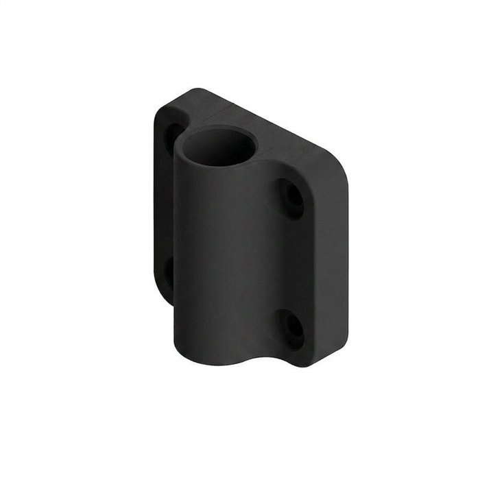 POTTKER Puente Guía Deslizante de Plástico Negro Mate para Tubo de 16 mm POTTKER Puente Guía Deslizante de Plástico Negro Mate para Tubo de 16 mm