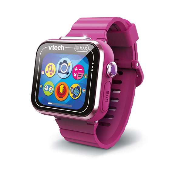 Vtech Kidizoom Smartwatch Max Reloj Interactivo Frambuesa Pantalla Táctil Fotos Selfies Videos Juegos Dimensiones 5,4x22,4x1,7 cm Vtech Kidizoom Smartwatch Max Reloj Interactivo Frambuesa Pantalla Táctil Fotos Selfies Videos Juegos Dimensiones 5,4x22,4x1,7 cm