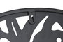 DKD Home Decor Decoración de Pared Metal Buda Negro 60x60 cm