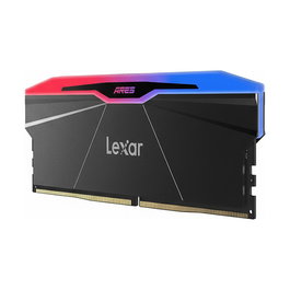Lexar - Kit de Memoria RAM 32GB (2x16GB) DIMM Lexar Ares 2nd Gen RGB DDR5 6400MHz C30 - Negro