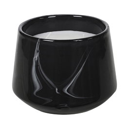 Home Deco Factory Vela Perfumada Lounge Mármol Cera de Parafina Tres Mechas 330g 10.5cm