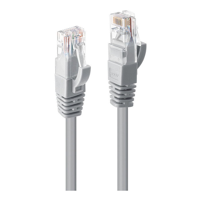 Lindy 48002 Cable de red Cat6 U/UTP Gris 1 m Lindy 48002 Cable de red Cat6 U/UTP Gris 1 m