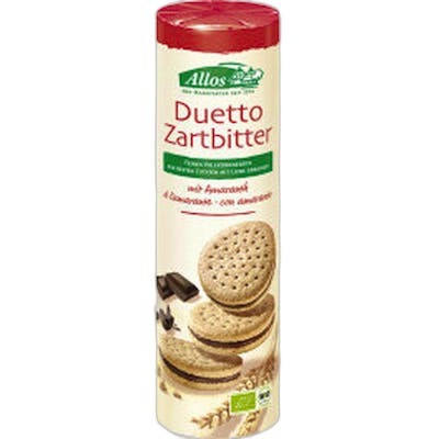 ALLOS Galletas Rellenas de Chocolate Negro BIO 330 g
