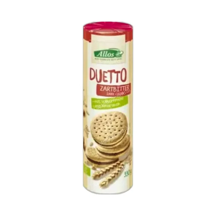 ALLOS Galletas Rellenas De Chocolate Negro 330 Gr Bio