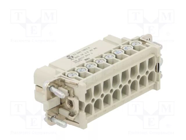 WIELAND Conector HDC hembra 16 pines 16A