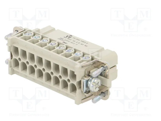 WIELAND Conector HDC hembra 16 pines 16A