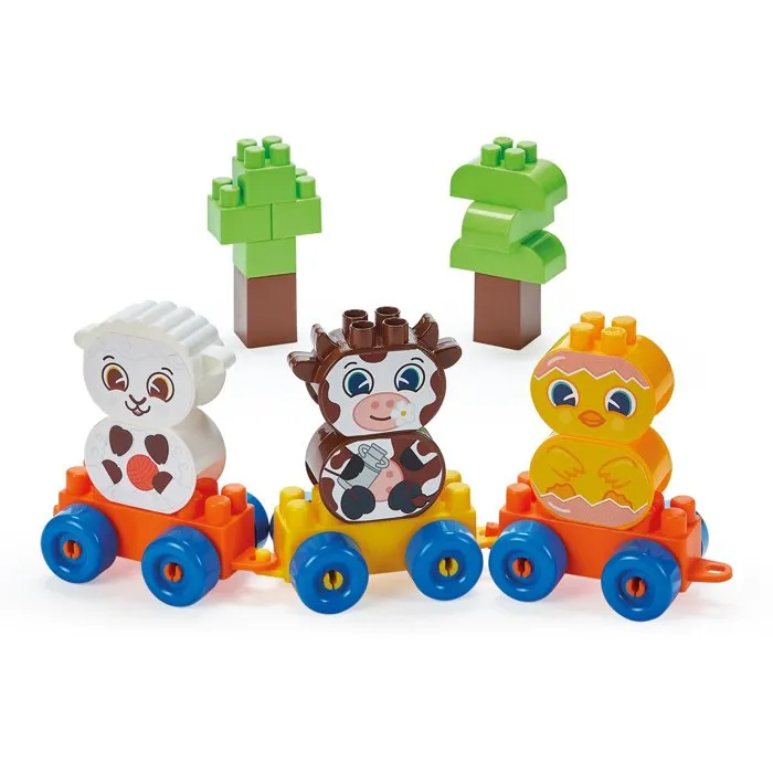 Ecoiffier Set de Granja Abrick 250 Piezas, A Partir de 18 Meses - ECO3280250013693