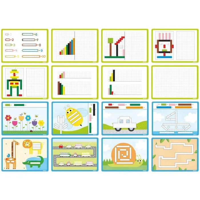 Goula GOU8410446531570 Juego Educativo Actividades con Reglas para Aprender los Números y la Lógica Matemática Goula GOU8410446531570 Juego Educativo Actividades con Reglas para Aprender los Números y la Lógica Matemática