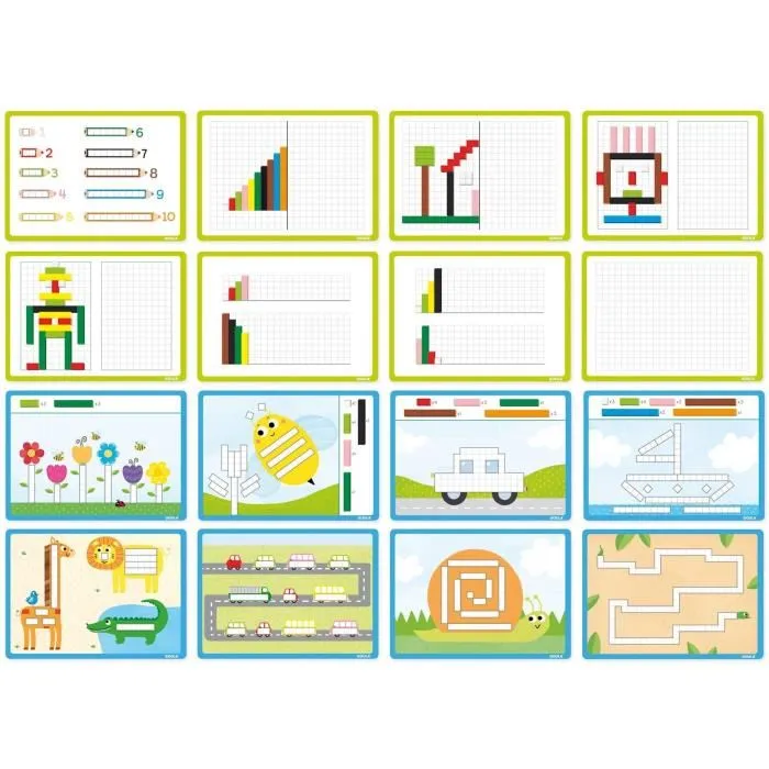Goula GOU8410446531570 Juego Educativo Actividades con Reglas para Aprender los Números y la Lógica Matemática Goula GOU8410446531570 Juego Educativo Actividades con Reglas para Aprender los Números y la Lógica Matemática