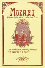 BOILEAU Mozart: álbum 20 piezas fáciles piano