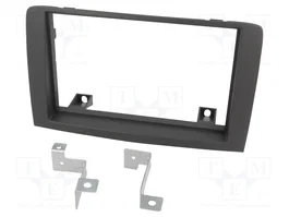 ACV Bastidor de montaje de radio 2 DIN para Fiat e Lancia, gris