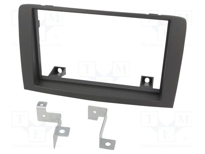 ACV Bastidor de montaje de radio 2 DIN para Fiat e Lancia, gris ACV Bastidor de montaje de radio 2 DIN para Fiat e Lancia, gris