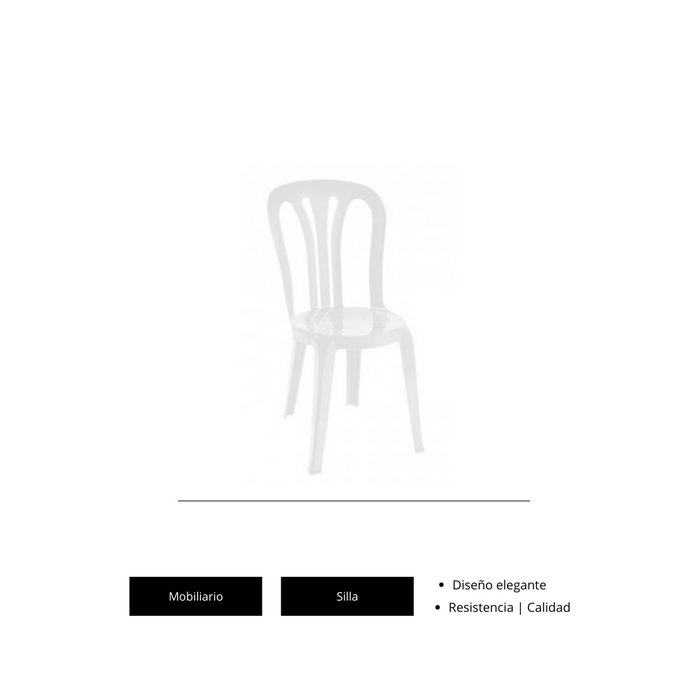 Resinas Olot Silla Garrotxa Blanca - Silla de Exterior Resinas Olot Silla Garrotxa Blanca - Silla de Exterior